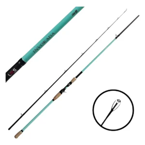 Vara Lumis Invokada 2.40m-50lb  Carretilha 2p Cor Azul