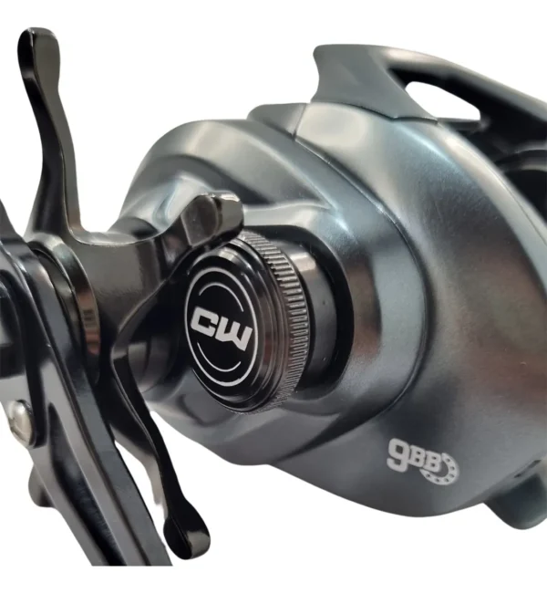 Carretilha Pesca Cw Xt 9 Rolamentos 8kgs recolhimento 8.2:1 - Direita - Imagem 3
