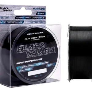 Linha Pesca Black Tamba 0,40 mm 300 Mts Preta Maruri Pesqueiro