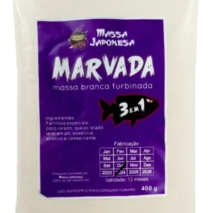 Massa Japonesa Marvada 3 Em 1 Massa Branca 400g Turbinada