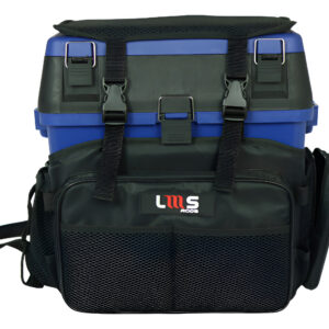 Caixa De Pesca Mochila Banqueta Fishing Box Lumis Rigidor Azul