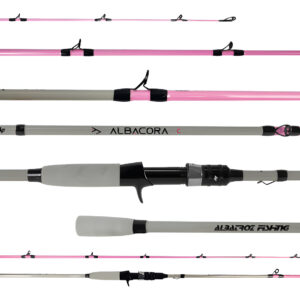 Vara Pesca Pesqueiro Albacora  2,10m 50lbs Rosa 2p Carbono Im7